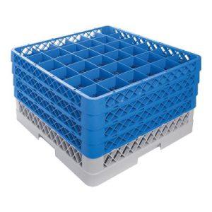 Voetglazenkorf 50x50 max 7,4cm rond en 24cm hoog