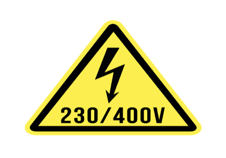 Aansluitspanning 230 of 400Volt